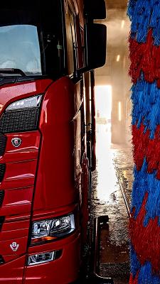 Hinck Services, LKW Werkstatt, Waschstraße, Tank-Silo-Innenreinigung, Scania, Palfinger