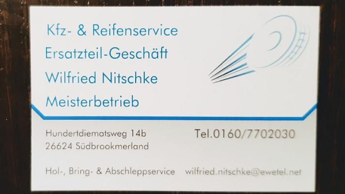 Kfz Ersatzteile und Reifenservice Wilfried Nitschke