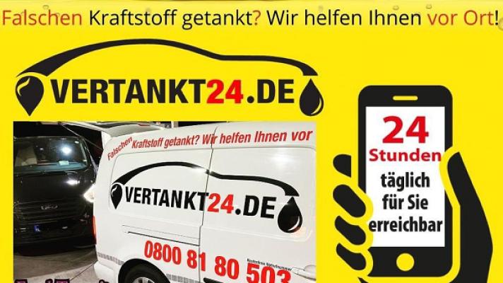VERTANKT24 Falsch getankt 24 StundenNotdienst