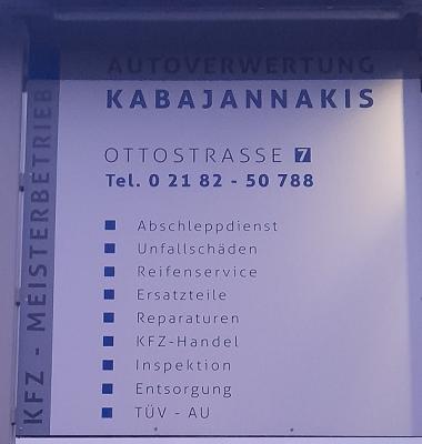 Kfz-Meisterbetrieb und Autoverwertung Kabajannakis