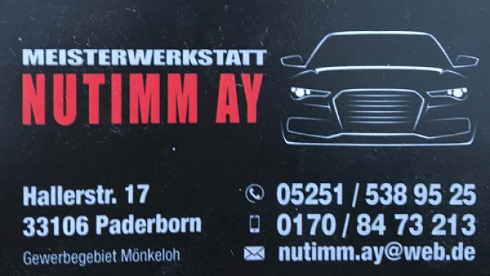 Kfz Meisterwerkstatt Nutimm Ay