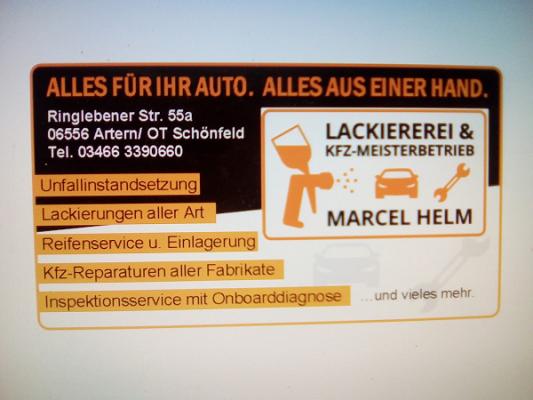 Lackiererei und KFZ-Meisterbetrieb Marcel Helm