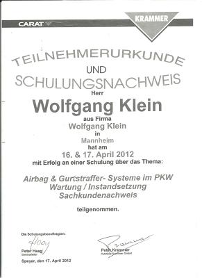 Wolfgang Klein Kfz- Meisterbetrieb