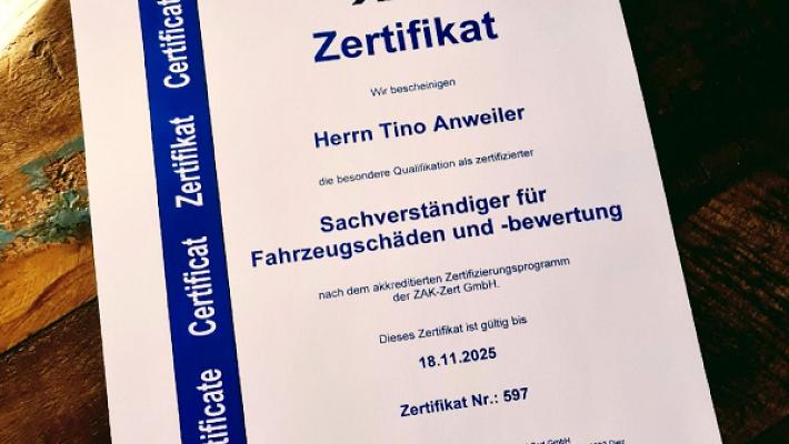 Kfz-Gutachten Büro.Anweiler - Zertifizierter Sachverständiger für Fahrzeugschäden und Bewertung