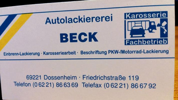 Autolackiererei Beck