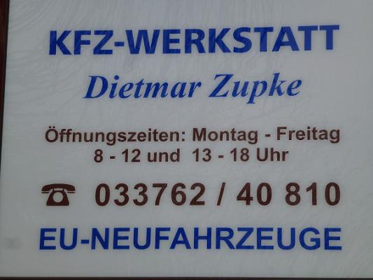 Kfz.-Werkstatt & Neufahrzeuge Dietmar Zupke