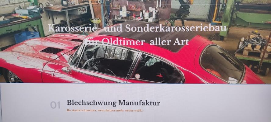 Blechschwung Manufaktur Oldtimer Werkstatt