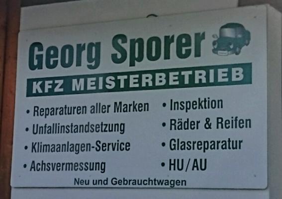 KFZ Meisterbetrieb Georg Sporer