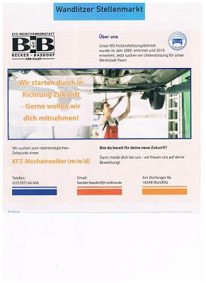 KBB Becker-Basdorf GmbH KFZ Instandsetzungs Betrieb
