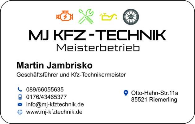 MJ Kfz-Technik Meisterbetrieb