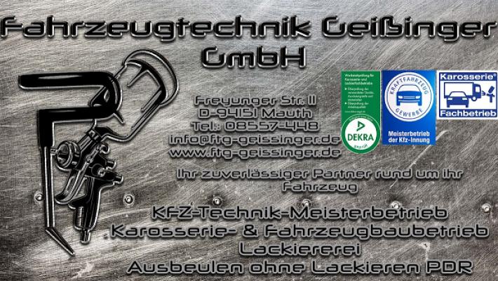Fahrzeugtechnik Geißinger GmbH - Kfz-Werkstatt - Lackiererei
