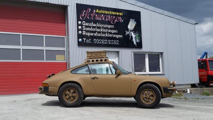 Lackiererei-Schwarzer