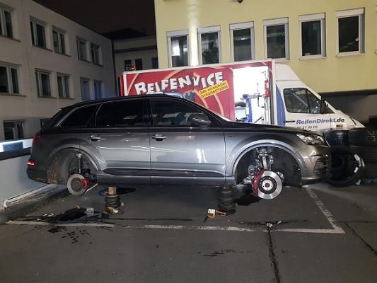 Reifennotdienst vor Ort