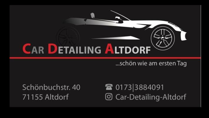Fahrzeugaufbereitung Altdorf Car Detailing Altdorf Böblingen